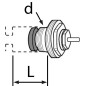 Tête thermostatique TA-Ventile RVO/RVXO-HE, DN 10(3/8"), avant 1973