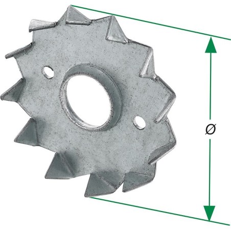 Ancrage pattes de solivage unilaterale, 75 M16