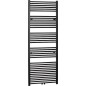 Radiateur sèche-serviettes Jessica 1440 x 610 mm avec raccordement central, couleur anthracite