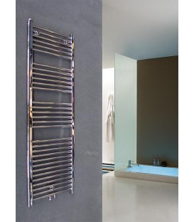 Radiateur sèche-serviettes Jessica 1440 x 610 mm avec raccordement central, couleur anthracite