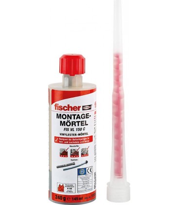 Mortier de montage Fischer 150 C, contenu : 145 ml