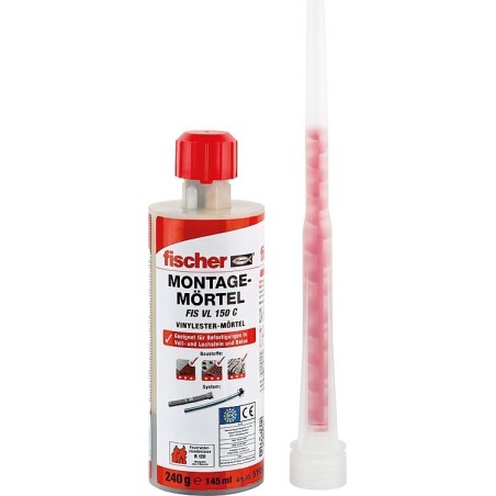 Mortier de montage Fischer 150 C, contenu : 145 ml