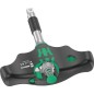 Tournevis adaptateur à manche en T WERA 411 A RA, 1/4" avec fonction cliquet