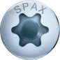 Vis à tête demi-ronde Spax T-Star plus T30 filetage compl. Wirox 6,0x20 UE 500