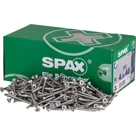 Offre promotionnelle Spax vis à tête fraisée - composée de : 5 x 94 072 44 + 1 x 94 072 44 gratuit