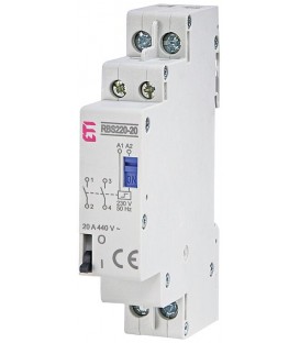 Interrupteur à impulsion ETI bistable RBS220-20-230V AC, REG