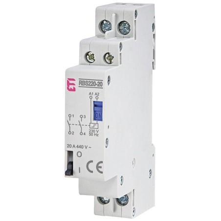 Interrupteur à impulsion ETI bistable RBS220-20-230V AC, REG