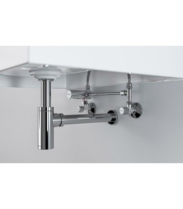 Mélangeur thermostatique d'eau sanitaire DN10 (3/8"), chrome