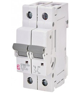 ETI Disjoncteur de protection de circuit ETIMAT P10 1-pôle + N, 10kA, C32, REG