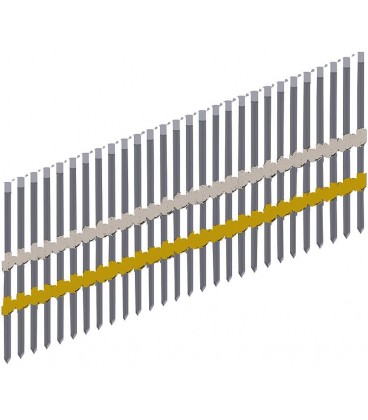 Clous à tête ronde type RK 3,1 x 90 mm, anneau galvanisé, cond.  3000 pcs