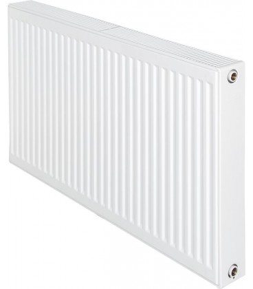 Radiateur profilé PLATTELLA V6 L raccordement standard 6-raccords, Type 22/400/1800, couleur blanc RAL 9016