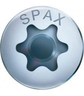 Vis à tête demi-ronde Spax Wirox filetage complet T-Star Plus Ø 3,5x30 mm, UE 1000 pieces