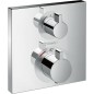 Ecostat Square encastré Hansgrohe , 1 consommateur chrome