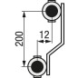 Collecteur de circuit de chauffage itap 918 CB Eclipse, DN25 (1") en acier inoxydable, 4 circuits de chauffage, avec débitmètre