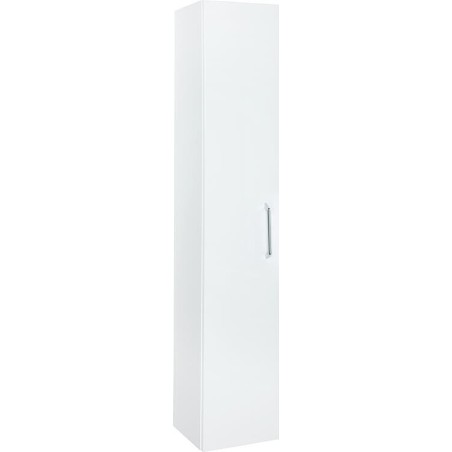 Armoire haute NOA, réversible, blanc brillant, 300 x 1600 x 270 mm