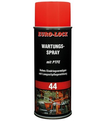 Spray de maintenance avec PTFE EURO-LOCK LOS 44 400ml
