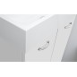 Ensemble de meubles de salle de bains ENISAR série MAS blanc mat