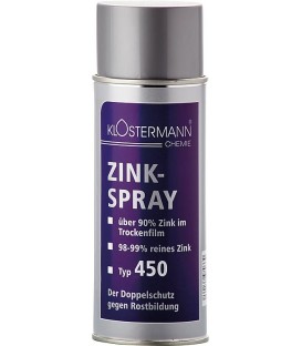 Spray-zinc 450 KLOSTERMANN bombe aérosol 400ml