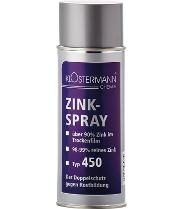 Spray-zinc 450 KLOSTERMANN bombe aérosol 400ml