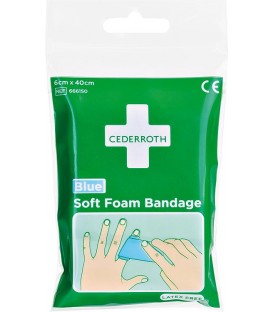 Bande adhésive Cederroth Soft Foam Bandage Blue 40 cm, 1009715