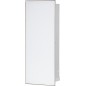 Niche à encastrer pour WC blanc laqué complète Zero 450 1 porte vitrée blanche à droite