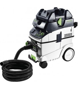 Aspirateur eau et poussières Festool CTM 36 E AC-PLANEX classe M, 350-1200 W avec réservoir de 36 litres