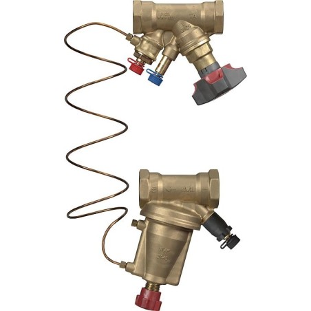 Set d'équilibrage IMI TA STAP/STAD 2-25 kPa, STAP DN 15 (1/2"), STAD DN 15 (1/2"), femelle