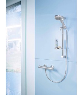 Mitigeur thermostatique de douche apparent Hansa Hansaunita, chromé