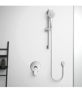 Kit de douche Idealrain Evo 600mm, douchette 3 fonctions, Ø 110 mm