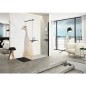 Paroi de douche en verre Walk-In Hüppe Select+ avec kit de profilés muraux, l x H x P : 785-800 x 2000 x 6 mm ETC Black Edition