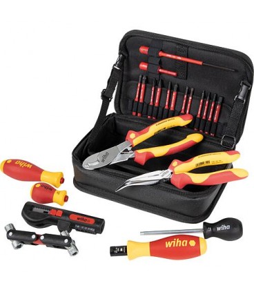 Kit d'outils Wiha® pour Wallbox, 23 pièces, sacoche multi-fonctionnelle incluse