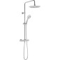 Colonne de douche Muun avec pomme de douche Ø 260 mm et mitigeur thermostatique chromé