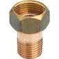 Demi-raccord en bronze type 3335 à joint plat DN25 (1") x DN32 (1 1/4")