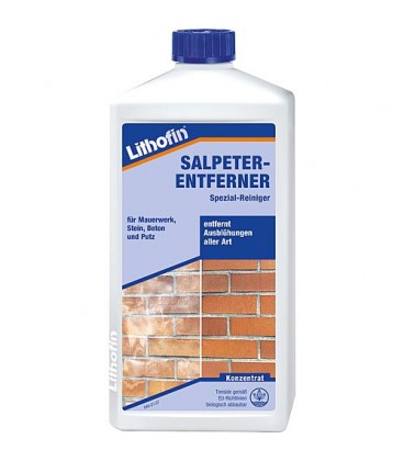 Décapant salpêtre LITHOFIN, flacon de 1 l