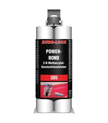 Powerband 2K Adhésif Kraft EURO-LOCK LOS 305 Cartouche double 50g