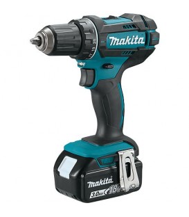 Perceuse visseuse sans fil MAKITA 18V avec 2x 3,0 Ah batterie et chargeur en mallette DDF482RFJ