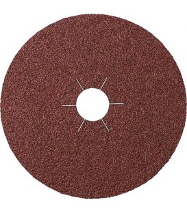Disques fibre Klingspor CS561, 125 x 22 mm, grain 16, trou étoilé, cond. 25