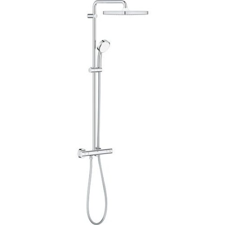 Colonne de douche Grohe Tempesta Cosmopolitan 250 cube, avec mitigeur thermostatique, chromé