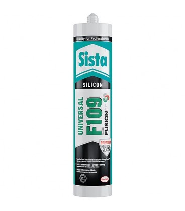 Silicone universelle SISTA F109 fusion manhattan (mat) cartouche 300ml