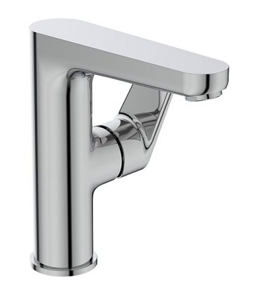 Mitigeur lavabo Ideal Standard Cerafine O, saillie de 135 mm, chromé, sans garniture d’écoulement