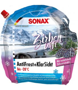 Lave-glace hiver SONAX antigel + vision claire jusqu'à -20°C