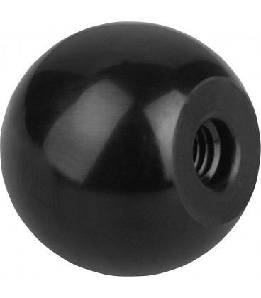 Boule lisse avec filetage plastique femelle M8 forme C, diametre 32 mm