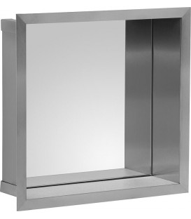 Niche murale lxhxp: 325x325x150 mm paroi arrière miroir