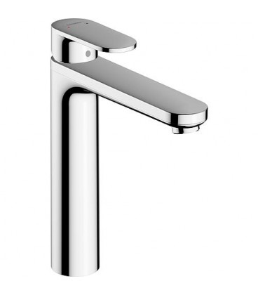 Mitigeur de lavabo Hansgrohe 190 Vernis Blend, déport 169 mm, chromé, conduite d’eau isolée