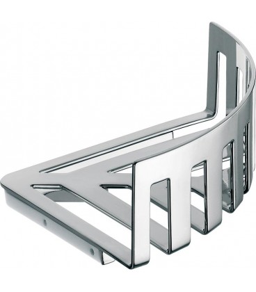 Corbeille d'angle emco system 2 chrome, fixation masquée lxhxp: 182,6x80x182,6mm