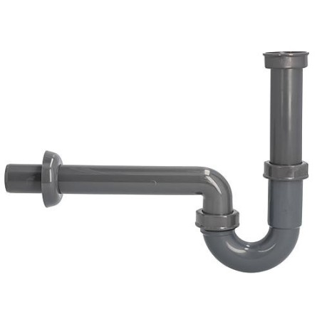 Siphon tubulaire DN32 11/4" x 32 mm en matière recyclée