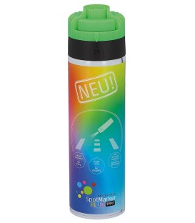 Spray de marquage vert fluo Roland Endres SpotMarker TYP7 360°, bombe aérosol 500ml