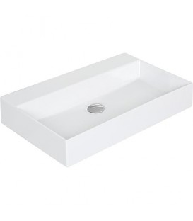 Vasque Elayla BxHxT:910x150x460mm avec 1 lavabo sans trou robinet