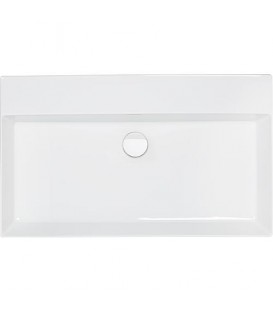 Vasque Elayla BxHxT:910x150x460mm avec 1 lavabo sans trou robinet