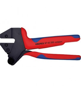 Pince à sertir KNIPEX pour matrices de sertissage interchangeables sans mallette de transport